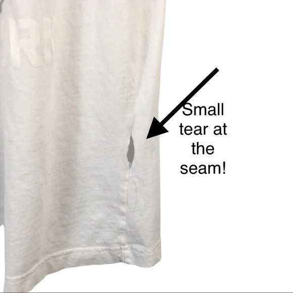 TS597 Express Spell Out Graphic Crew T Shirt XS - Picture 4 of 5